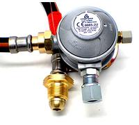 Huddersfield Gas 30mbar 8mm Outlet Caravan Regulator 0.5m POL Propane Pigtail Kit