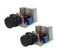 HuddleGlow 2 Pcs Speed Controller for AC Motor AC 220V 2000W Thyristor Motor Speed Control Adjustable Power Controller