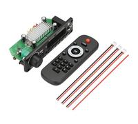 HuddleGlow 2x100W 12V Amplifier Audio Player Bluetooth 5.0 MP3 Decoder Board MP3 Player Car FM Radio Module TF USB Mic Record Call