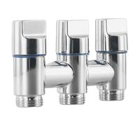 HuddleGlow 3 Way Angle Valve Improve The Functionality of Your Home or Commercial Spaces with The Three Way Diverter Valve,A