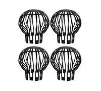 HuddleGlow 4PCS Gutter Guard Downspouts Filter Strainer Preventing Leaf Debris Branches Roof Moss from Clogging The Pipes