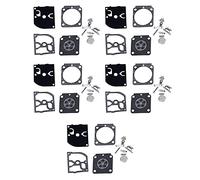 HuddleGlow 5 Set Carburetor Repair Kit Trimmer Parts RB-100 Gasket Diaphragm for HS45 FS55 FS38 BG45 MM55 4137 C1Q