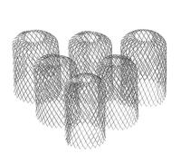HuddleGlow 6 Pack Gutter Guard 3 Inch Expandable Aluminium Filter Strainer Gutter Downspout Guard for Stopping Blockage Leaves