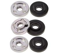HuddleGlow 6Pcs Lock Nuts Flange for 9523 Nut Inner Outer Kit Angle Grinder Tool 2 Specifications-Toothless, Toothed