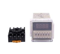 HuddleGlow AC 220V 5A Programmable Double Delay Relay Device Tool DH48S-S