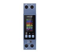 HuddleGlow AC Voltmeter Ammeter Wattmeter Din Rail Mount Meter AC 80-290V KWh Power Meter LED Digital Display Detector