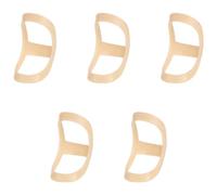 HuddleGlow D Oval Finger Splint Set Kit Support and Protection for Arthritis, Finger Stabilizer Brace - 4, 5, 6, 7, 8 Sizes
