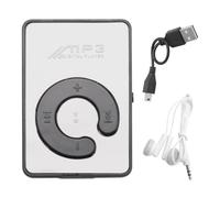 HuddleGlow Mini Music MP3 Player with USB Cable with Headphones Black