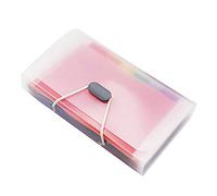 HuddleGlow New Office A6 Expanding File Folder Wallet Organ Bag 13 Layer Rainbow Hang Rope Type Filing Products