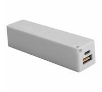 HuddleGlow Portable External Power Bank Battery Charger 18650 with Keychain (Without Battery) (White)