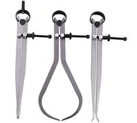 HuddleGlow Spring Inside Outside Divider Caliper Set 8-Inch Machinist Tools 3-Pack