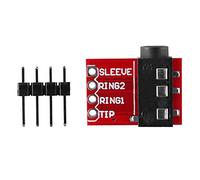 HuddleGlow TRRS 3.5mm Jack Breakout Board Headphone Video Audio MP3 Professional Connector Module