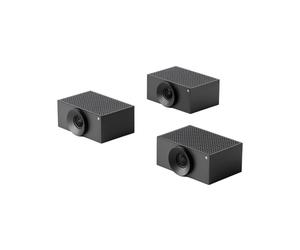 Huddly Crew 3x L1 Cameras AI Multi-Camera System AI-powered multi-camera system with three L1 cameras for automatic camera tracking in medium-sized