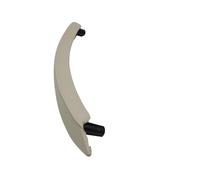 HUDFROA Car Interior Door Handle for BMW for X5 for X6 E70 E71 E72 2007-2013 Left Right Interior Passenger Door Pull Handle Leather Outer Cover(Right Creamy 1PC)