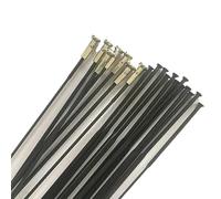 HUDFVIOI Bicycle Spokes 10 Pcs Bicycle Spokes Straight Pull PSR Pillar 1432 Flat Spokes 230/242/250/258/263/270/275/278/280/282/285/287/292/298mm for replacing bicycle parts(255 mm)