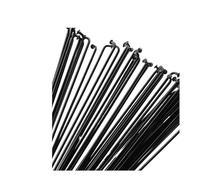 HUDFVIOI Bicycle Spokes 18pcs stainless steel Mountain/Road Bike 14G Spokes Black Colour Bicycle steel spokes for replacing bicycle parts(18pcs 272MM)