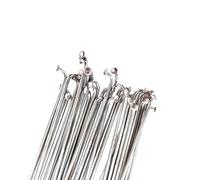 HUDFVIOI Bicycle Spokes 36Pcs 13G Stainless Steel Bike Spokes Mountain Road Bike High Strength Electric Bicycle Spokes Silver Color With Copper Nipples for replacing bicycle parts(13G 100mm 36pcs)