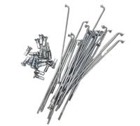 HUDFVIOI Bicycle Spokes 36pcs/lot Electric bicycle motorcycle spokes 10G Diameter 3.18mm Length 55-305mm spokes + nipples for replacing bicycle parts(110mm)