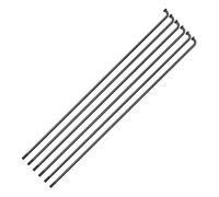 HUDFVIOI Bicycle Spokes Bicycle 36pcs Spokes Wire With Nipples For 26/27.5/29 Inch Wheel Road Bike 45# Steel High Strength Rainbow Spoke for replacing bicycle parts(261mm black)