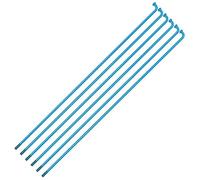 HUDFVIOI Bicycle Spokes Bicycle 36pcs Spokes Wire With Nipples For 26/27.5/29 Inch Wheel Road Bike 45# Steel High Strength Rainbow Spoke for replacing bicycle parts(188mm blue)