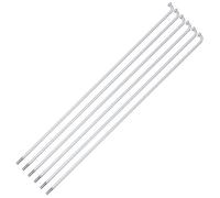 HUDFVIOI Bicycle Spokes Bicycle 36pcs Spokes Wire With Nipples For 26/27.5/29 Inch Wheel Road Bike 45# Steel High Strength Rainbow Spoke for replacing bicycle parts(292mm black - white)