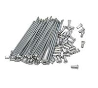 HUDFVIOI Bicycle Spokes Electric bicycle 10G Diameter3.0mm Length 97-239mm spokes + nipples 37pcs/lot for replacing bicycle parts(10G95mm)