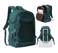 HUDFVIOI School bag Men's Backpack For Women Large Capacity Travel Backpack Commuter Laptop Bag Travel Essentials Waterproof Backpack Flight(Peacock Blue-638304)