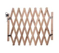 Hudhowks Pet Gate Dog Gate Retractable Dog Fence Indoor Outdoor Telescopic Wooden Pet Dog Gate and Barriers Indoor Pet Insulation Door for Dog Puppy Baby