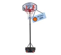 HUDORA Basketball Stand All Stars 205 - adjustable basketball hoop with stand for children & teenagers - Portable outdoor basketball hoop for the garden - Stand basketball hoop with wheels