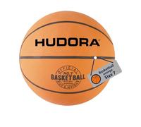 HUDORA Basketball size 7 orange, uninflated - Indoor & outdoor rubber basketball for children, teenagers & adults - Grippy basketball made of natural rubber for beginners & advanced players