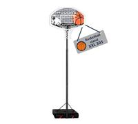 Hudora Basketball Stand XXL - Basketball Stand adjustable in height from 260-305cm - Portable Outdoor Basketball Hoop for Kids/Teens & Adults - Basketball Hoop with Stand & Wheels