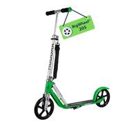 HUDORA BigWheel 205 Scooter - grass - Stable Aluminum Scooter - Adjustable & Foldable City Scooter with Stand - Sporty Scooter for Kids & Adults up to 100kg