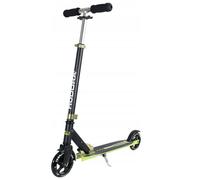HUDORA BigWheel Scooter - Scooter for Children and Adults - City Scooter up to 100 kg - Foldable & Height-Adjustable - Green - 14254