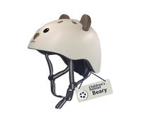 HUDORA Children's Helmet Beary - Comfortable Toddler Helmet in XS - with Cute Bear Design Helmet for Girls & Boys - Ideal for Balance Bike/Scooter & Bicycle