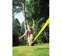 Hudora Climbing Slackline Kit Tight Rope Balance With Tree Protection- 15m