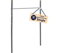 HUDORA Gymnastics Bar Fabian Standard/Pro - Single/double gymnastics bar for ch