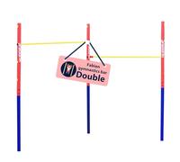 HUDORA Gymnastics Bar Fabian Standard/Pro - Single/double horizontal bar for children & adults - 4 level height-adjustable gym bar - Sturdy outdoor fitness bar for up to 100kg