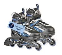 HUDORA Inline Skates Mia/Leon - Inline skates for children/teenagers & adults in different sizes & colours - Roller skates adjustable up to 4 sizes - Comfortable & stylish skates