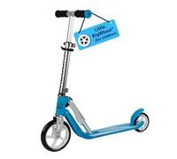 HUDORA Little BigWheel Scooter - Safe aluminium scooter for children from the age of 3 - Height-adjustable & foldable city scooter for up to 100kg - Stable scooter with large tyres