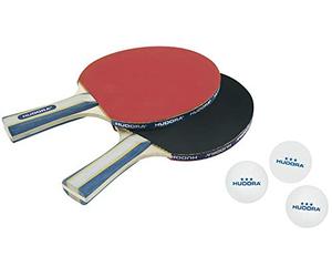 Hudora New Contest 2.0 Table Tennis Set, White, 40 mm, 76245