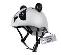HUDORA Pandy Children's Helmet - Comfortable wear for toddler in XXS - Cute Panda Design - For Girls and Boys - Ideal for Balance Bike/Scooter