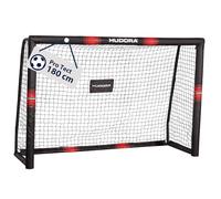 Hudora Pro Tect Soccer Goal - Black/Red, 180 cm