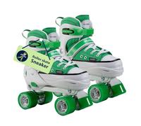 HUDORA Roller Skates Sneaker in sizes - children's roller skates adjustable over 4 sizes - skates for kids & teenagers - roller shoes with 4 interchangeable insoles