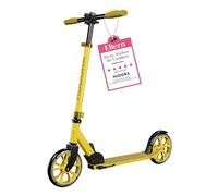 HUDORA Scooter Up 200 - Quiet aluminium scooter for up to 100kg - Adjustable in height & foldable kick scooter - Jolt-free kick scooter for children / teenagers & adults