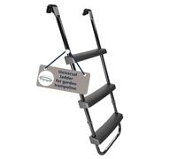 HUDORA Universal Ladder - non-slip trampoline ladder with wide steps - height-adjustable safety ladder for trampolines - high-quality & UV-resistant ladder for many trampoline heights