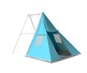 HUDORA Vario swing - swing frame for children - extendable swing set with height-adjustable swing ropes for up to 50kg - outdoor play equipment with various optional extensions