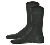 Hudson 2 Pairs Men Socks - Only 2-Pack, Stocking, Comfort Band, Plain