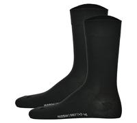 Hudson 2 Pairs Men Socks - Only 2-Pack, Stocking, Comfort Band, Plain