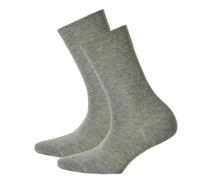 Hudson 2 Pairs Women Socks - Only 2-Pack, Stocking, Comfort Waistband, Plain