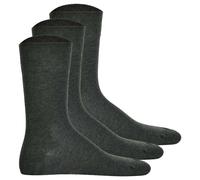 Hudson 3 Pair of Men's Socks, Relax Cotton Tights, Without Rubber Bands, Plain